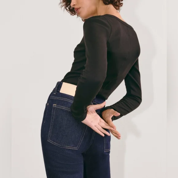 Everlane The Way High Slim Jean Pure Blue 25R - Picture 10 of 13